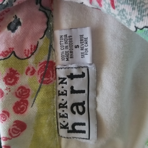 Vintage 90's Karen Hart  Floral Blazer sz. S - Picture 9 of 12